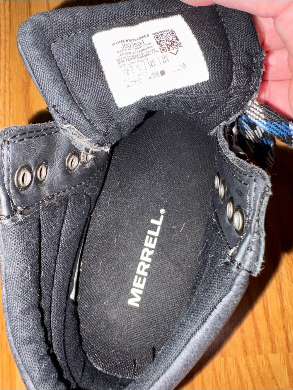 Merrell Black Women’s Casual Hiking Boots